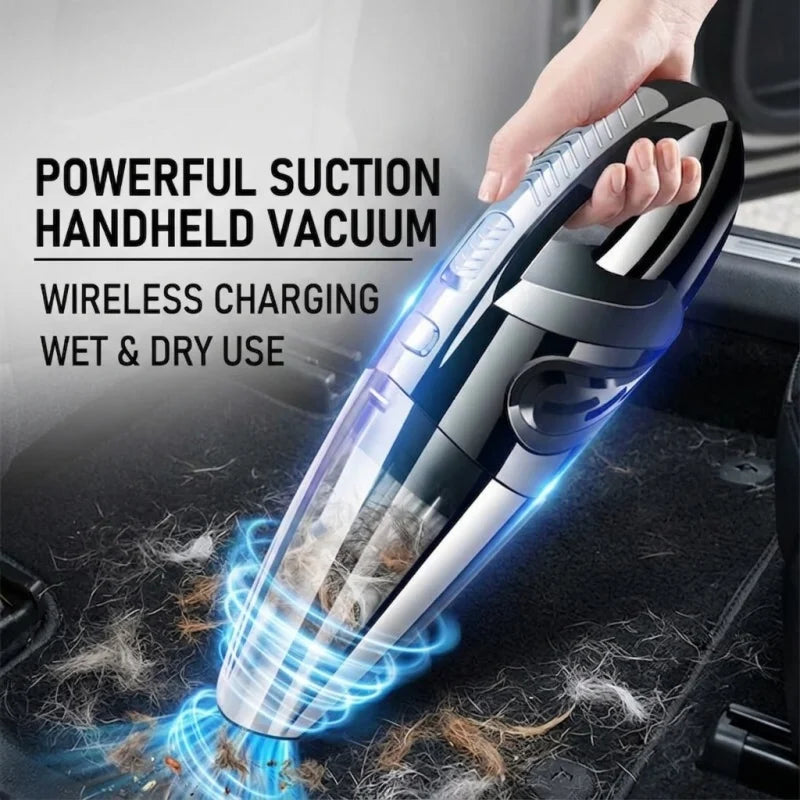 RAYIN 120W Cordless Car Vacuum — Wet & Dry Handheld Cleaner
